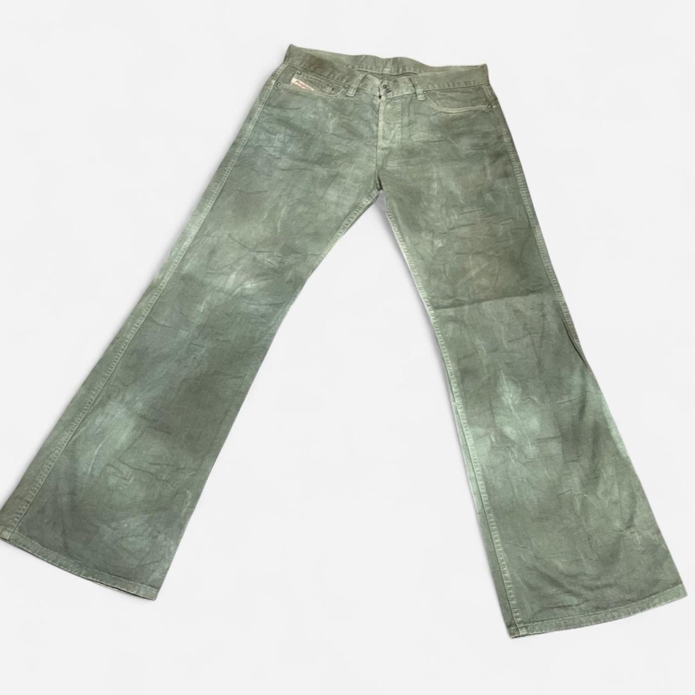 Diesel Deadstock Rare vintage 90s style vintage green jeans size 30x32